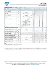 SIZ320DT-T1-GE3 Datasheet Page 3