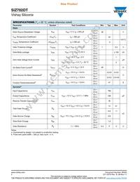 SIZ702DT-T1-GE3 Datasheet Page 2