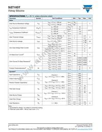 SIZ710DT-T1-GE3 Datasheet Page 2