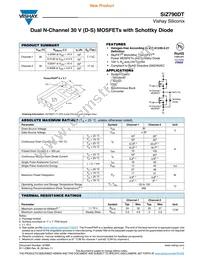 SIZ790DT-T1-GE3 Datasheet Cover