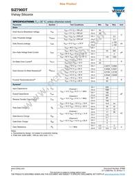 SIZ790DT-T1-GE3 Datasheet Page 2