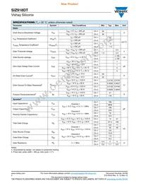 SIZ918DT-T1-GE3 Datasheet Page 2
