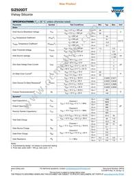 SIZ920DT-T1-GE3 Datasheet Page 2