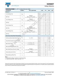 SIZ988DT-T1-GE3 Datasheet Page 3