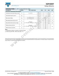 SIZF300DT-T1-GE3 Datasheet Page 3