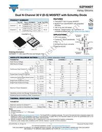SIZF906DT-T1-GE3 Datasheet Cover