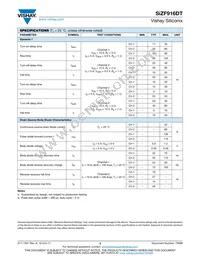 SIZF916DT-T1-GE3 Datasheet Page 3