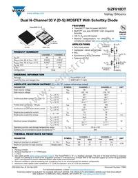 SIZF918DT-T1-GE3 Datasheet Cover