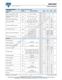 SIZF918DT-T1-GE3 Datasheet Page 2