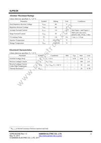 SJPB-D6 Datasheet Page 2