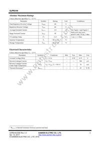 SJPB-H4 Datasheet Page 2