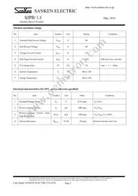 SJPB-L4 Datasheet Page 2