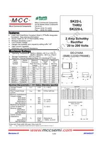 SK220-LTP Datasheet Cover