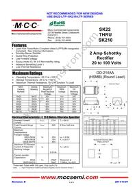 SK28-TP Datasheet Cover