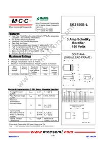 SK3150B-LTP Datasheet Cover