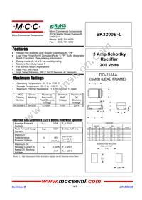 SK3200B-LTP Datasheet Cover