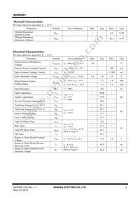 SKI03021 Datasheet Page 2