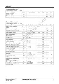 SKI03087 Datasheet Page 2