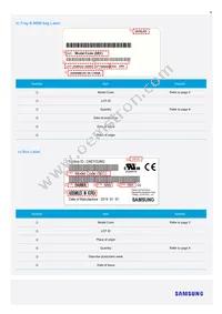 SL-B8R5C9H1AWW Datasheet Page 10