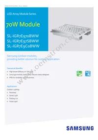 SL-IGR7E970BWW Datasheet Cover