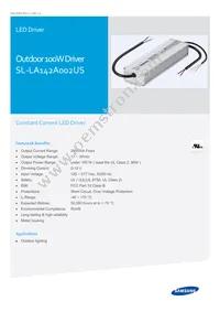 SL-LA142A002US Datasheet Cover