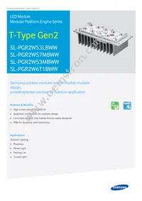 SL-PGR2W57MBGL Datasheet Cover