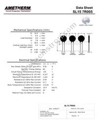 SL15 7R005 Datasheet Cover