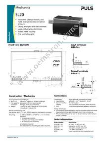 SL20.113 Datasheet Page 3