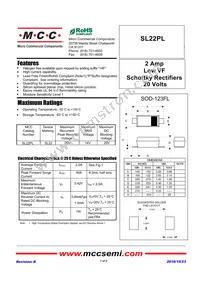 SL22PL-TP Datasheet Cover