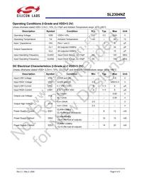 SL2304NZZI-1ZT Datasheet Page 6