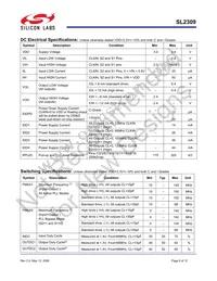 SL2309SC-1T Datasheet Page 6