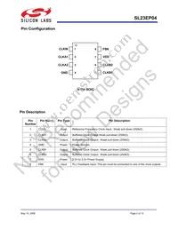 SL23EP04SI-2T Datasheet Page 2