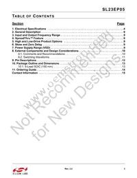 SL23EP05BSI-1HT Datasheet Page 3