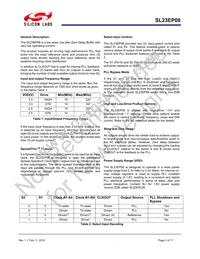 SL23EP08ZC-1T Datasheet Page 3