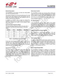 SL23EP09ZI-1HT Datasheet Page 3