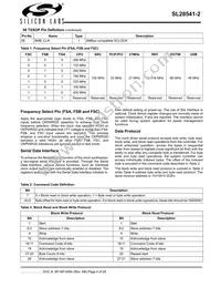 SL28541BZI-2T Datasheet Page 4