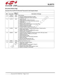 SL28773ELIT Datasheet Page 21