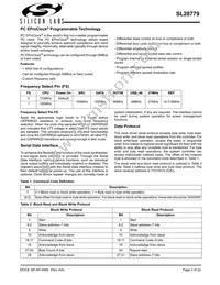 SL28779ELIT Datasheet Page 3