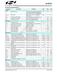 SL28779ELIT Datasheet Page 15