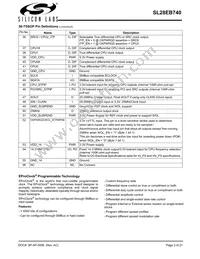 SL28EB740AZIT Datasheet Page 3