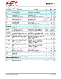 SL28PCIE16ALIT Datasheet Page 8