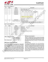 SL28PCIE25ALCT Datasheet Page 8