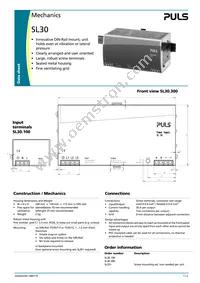 SL30.100 Datasheet Page 3