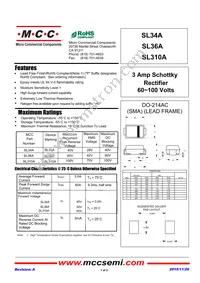 SL34A-TP Datasheet Cover