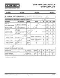 SL5511W Datasheet Page 3