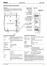 SLA3.100 Datasheet Page 3