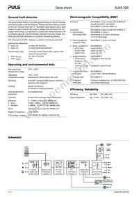 SLA4.100 Datasheet Page 2