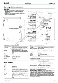 SLA4.100 Datasheet Page 3