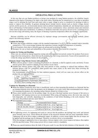 SLA5222 Datasheet Page 9