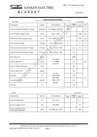 SLA5227 Datasheet Page 2